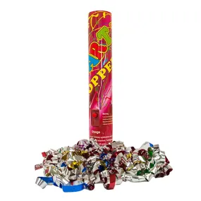 10 inch HANDHELD PRESS-BUTTON STREAMER CANNONS