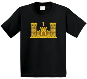 1st Engineer Battalion W Number Wo Txt T Shirt
