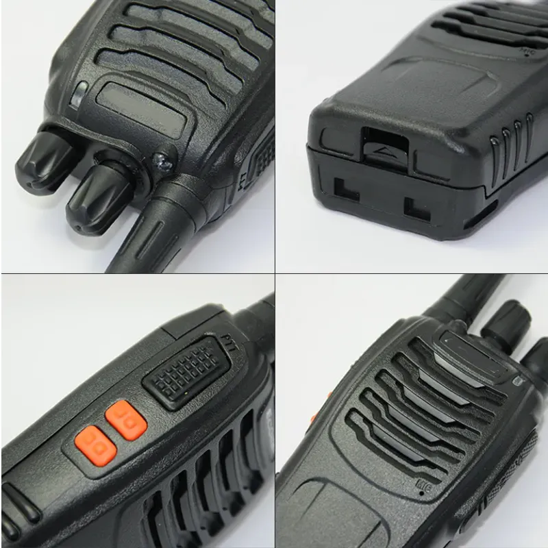 2-Piece 10Km Handheld Crystal Clear Sound Walkie Talkie Set Ca-53