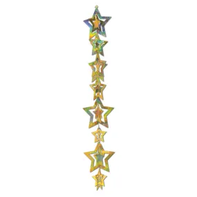 3D Prismatic Star Gleam 'N Garland 20in
