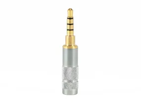 4 pole 3.5mm TRRS Gold Straight Mini Connector