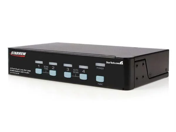 4 PORT HIGH RES USB DVI AUDIO KVM SWITCH