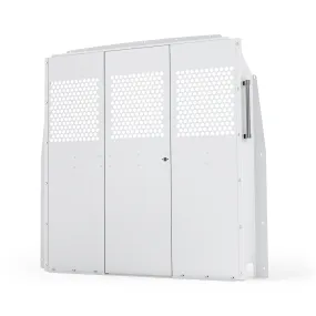 AA Products Model PT-SP-LR Cargo Van Safety Partition Protective Bulkhead Fit for Full Size Low Roof Sprinter Vans Grey