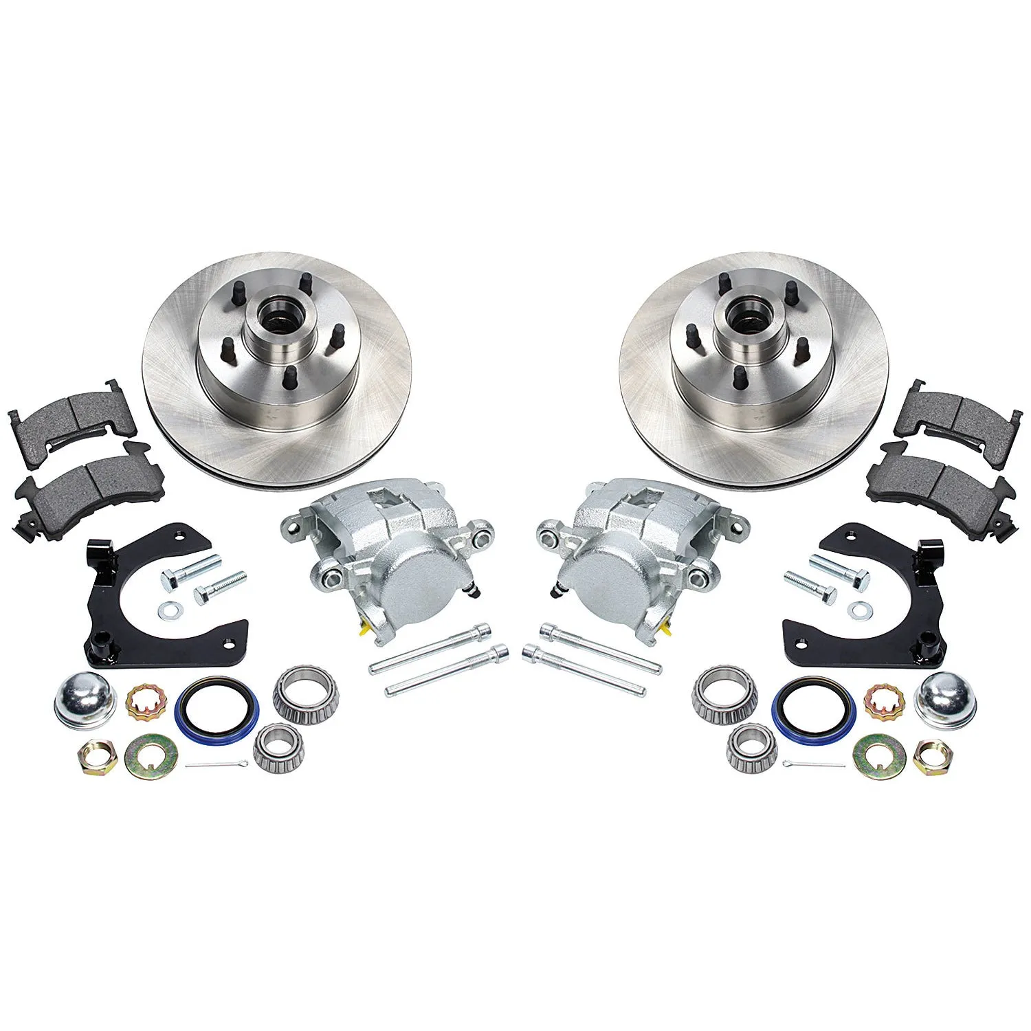 Allstar Performance Mustang II Disc Brake Kit - 5 x 4-3/4" Bolt Circle - 7/16"-20 Studs