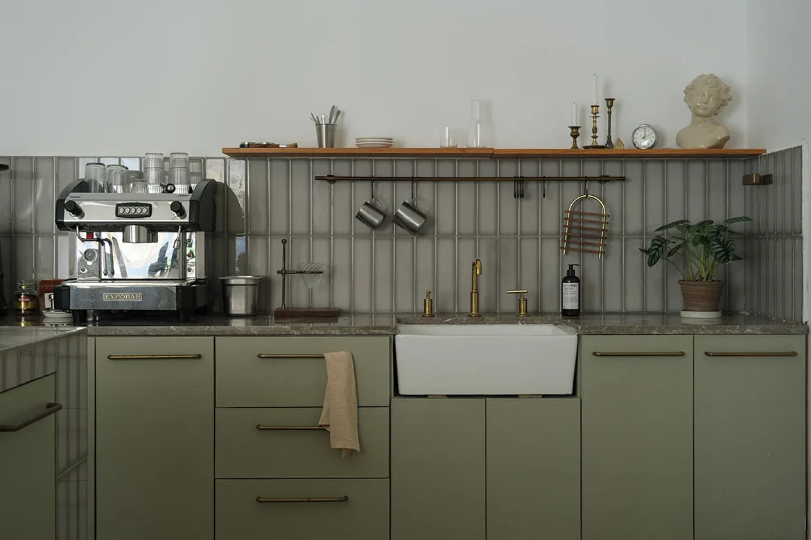 Antique Solid Brass Hanging Rails