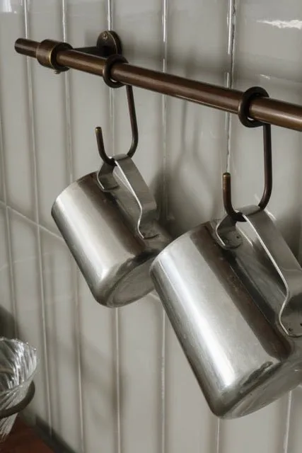 Antique Solid Brass Hanging Rails