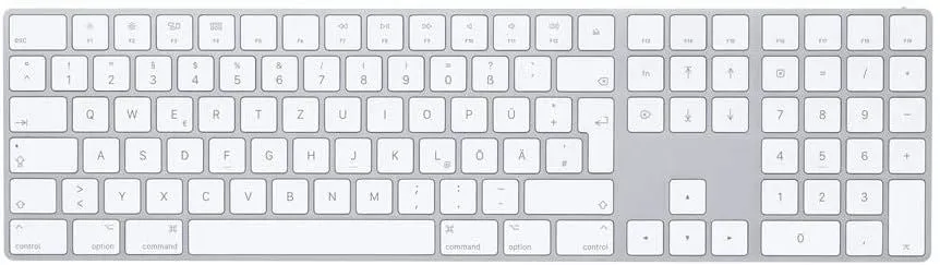 Apple Magic Keyboard With Numeric Keypad Portuguese Silver A1843 - MQ052PO/A