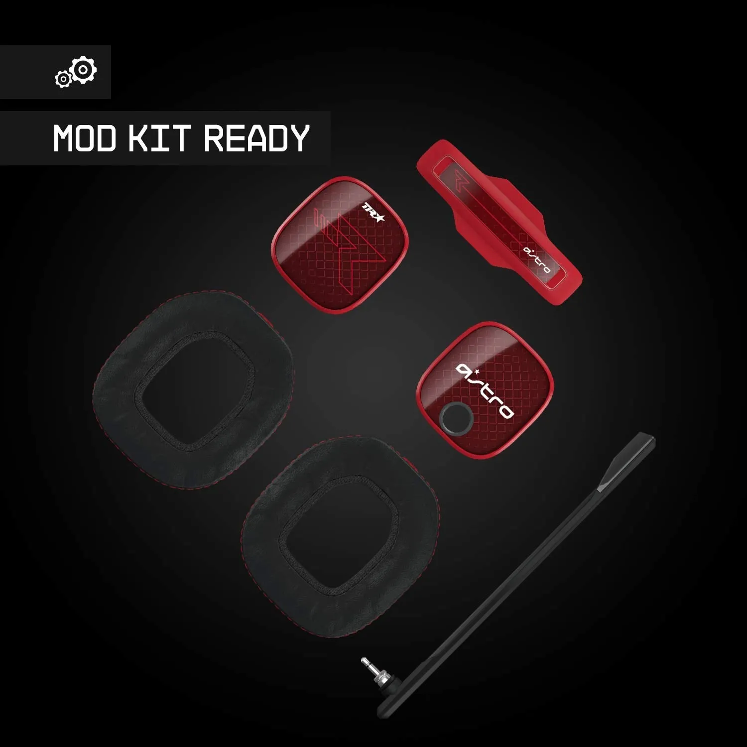ASTRO Gaming A40 Wired Headset   MixAmp Pro - Black/Red