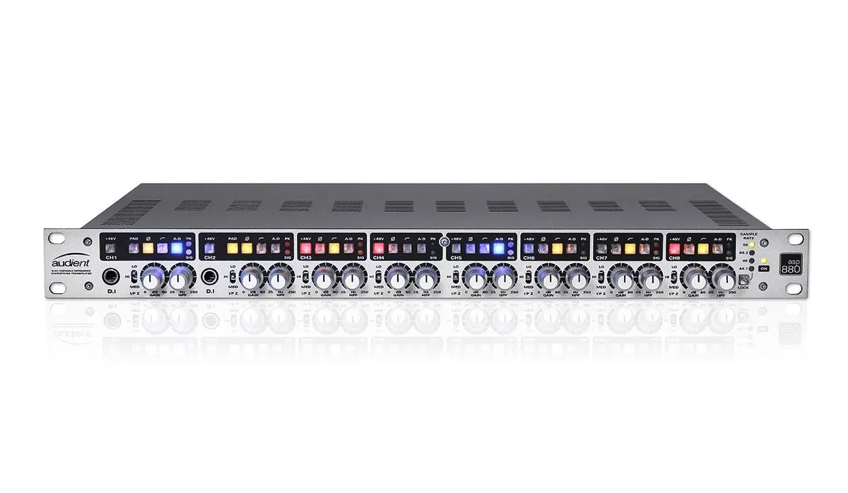 Audient ASP880 8 Channel Mic Preamp With ADC
