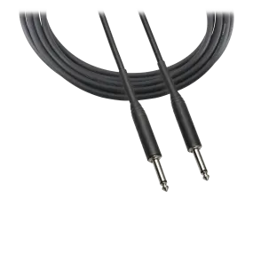 Audio-Technica ATR-INST10 1/4" to 1/4" Instrument Cables - 10'