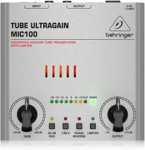 Behringer Tube Ultragain MIC100 Microphone Preamp