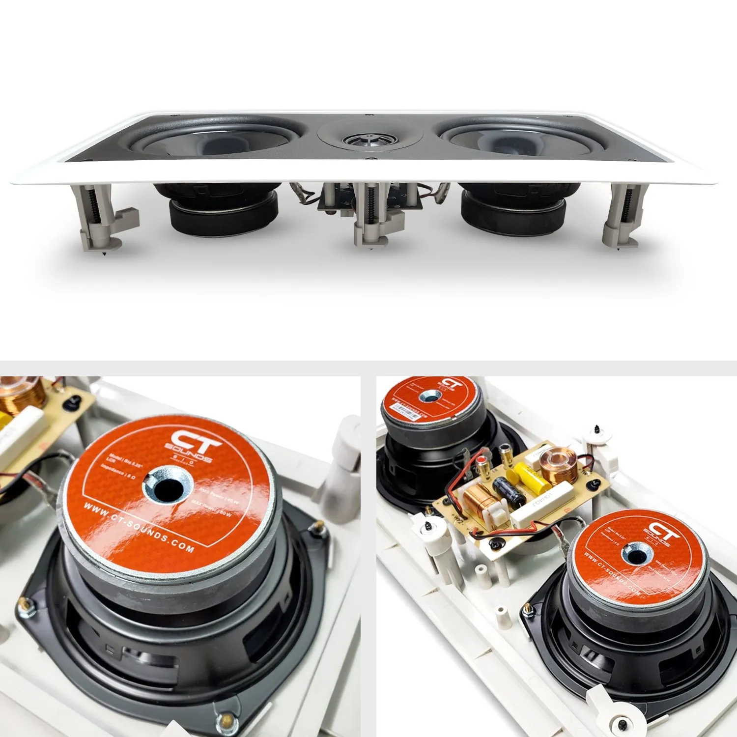 Bio In-Wall 5.25" (Center Console) Home Audio LCR Speaker