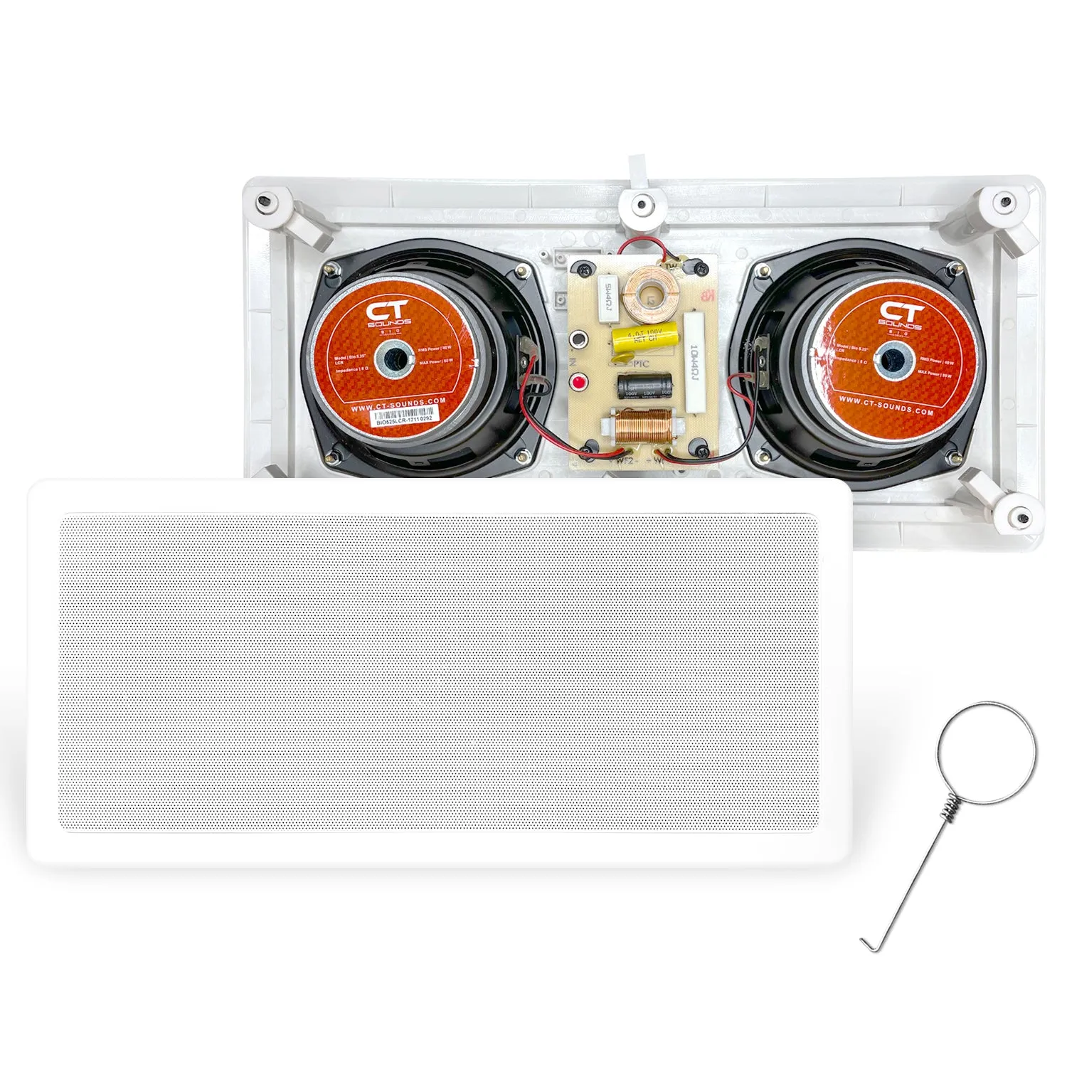 Bio In-Wall 5.25" (Center Console) Home Audio LCR Speaker