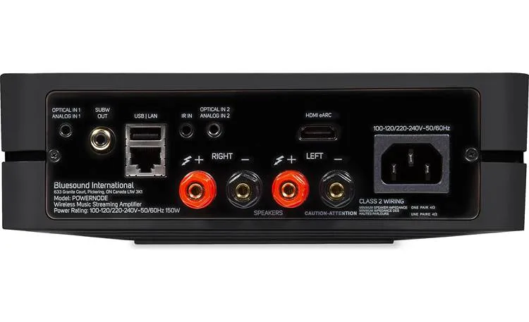 BLUESOUND POWERNODE V2 2i with HDMI