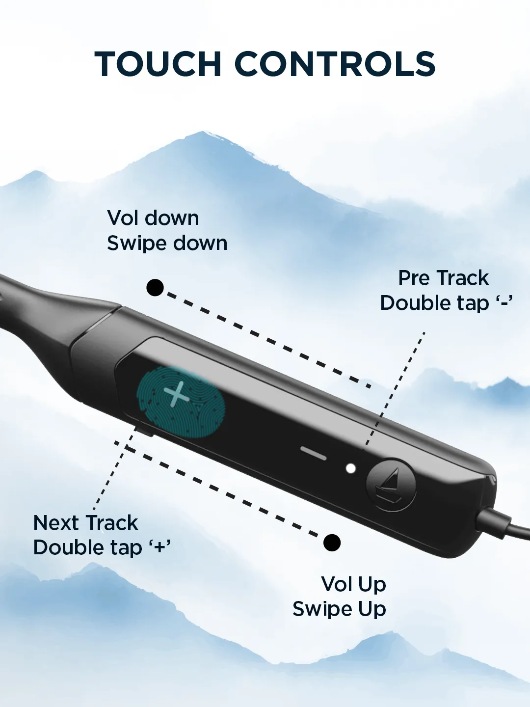 boAt Rockerz Apex | Wireless Neckband with Spatial Bionic Sound powered by DIRAC, BEAST™ Mode, Seamless Touch Controls, 30 Hours Playback time