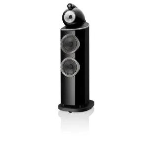 Bowers & Wilkins 803 D4 Floorstanding Speaker - Each-Gloss Black - Excellent Condition