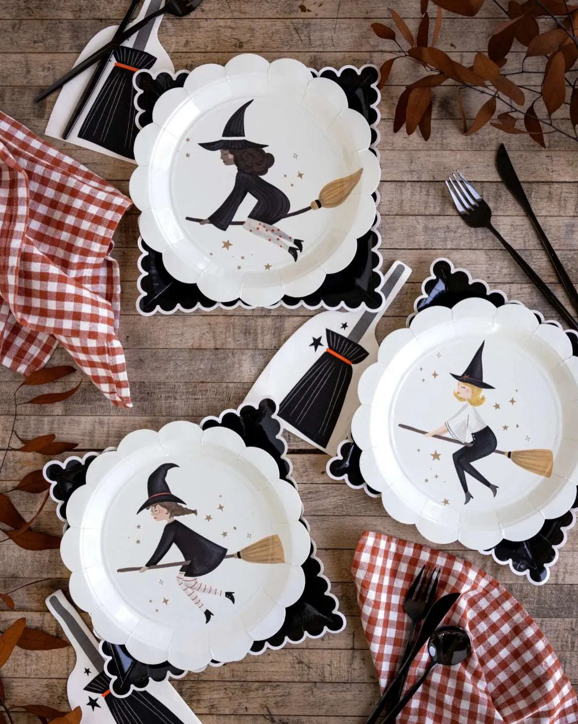 Broom Shaped Paper Dinner Napkin