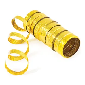 Bulk Gold Holographic Serpentine Streamers (6 per Case)
