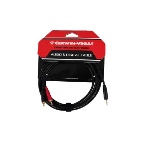 CBL35MMDRCA10 - 3.5MM Stereo Male to Dual RCA Male (10FT)