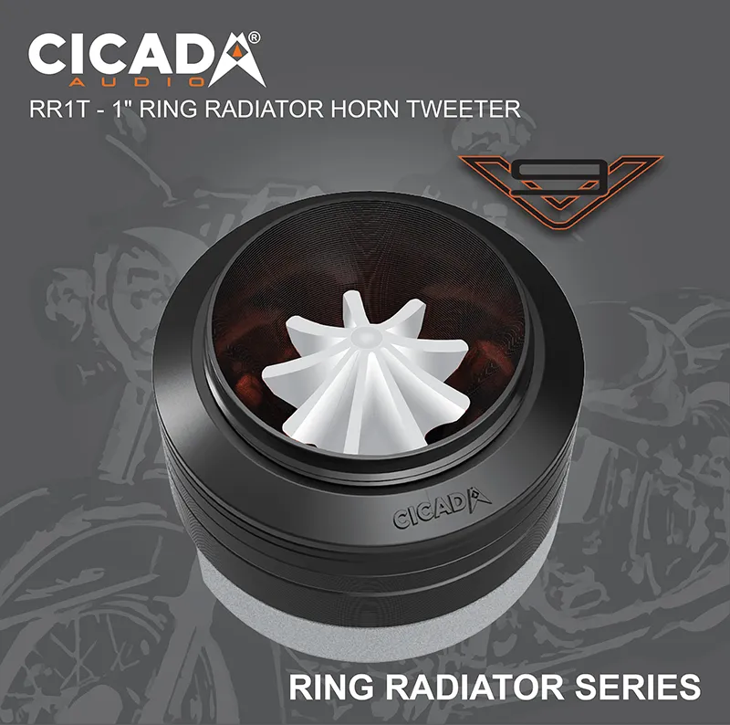 Cicada Audio RR1T 1" Ring Radiator Horn Speaker (Pair)