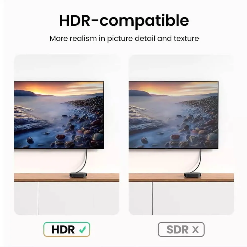 Cmple - Ultra Slim High Speed HDMI Cable HDMI 2.0 HDTV Cable - Supports Ethernet 3D 4K and Audio Return - 6 Feet