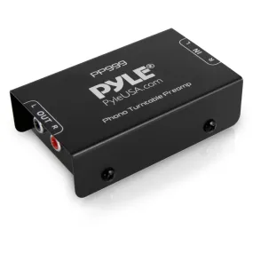 Compact Phono Turntable Preamp - Ultra-Low Noise Audio Pre-Amplifier With 12-Volt Power Adaptor