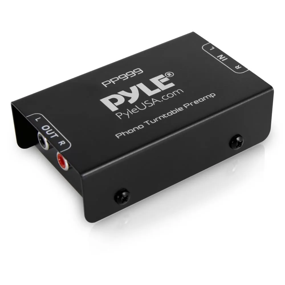 Compact Phono Turntable Preamp - Ultra-Low Noise Audio Pre-Amplifier With 12-Volt Power Adaptor