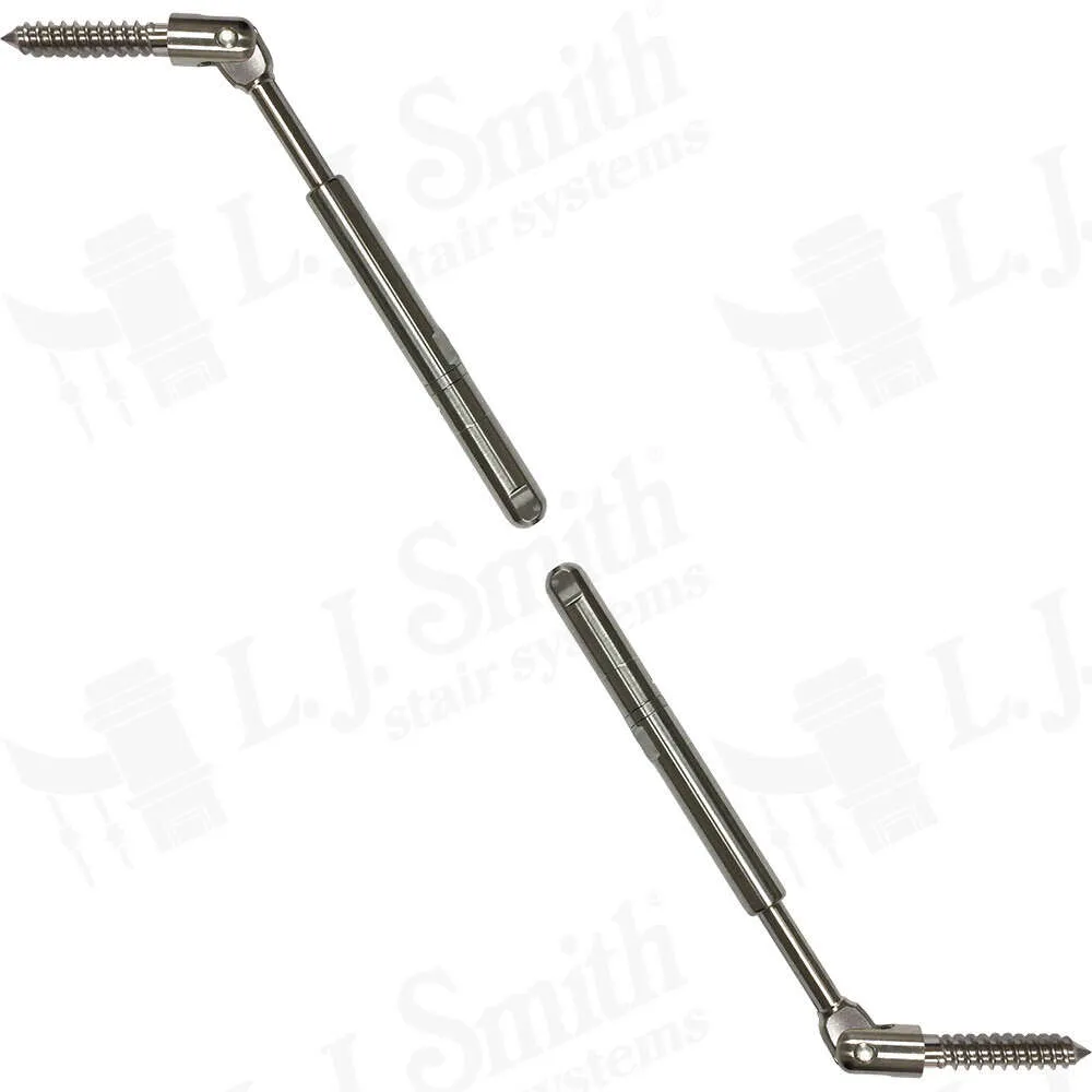 CR-WD2TSN-SS - Wood Rake Newel Tensioner/Tensioner Pair