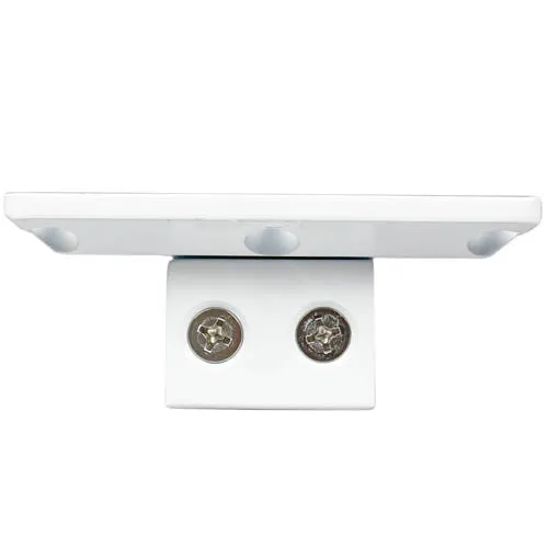 Diamond Audio Extruded Aluminum Flat Mount Clamp Quick Release MSFMCWHT White