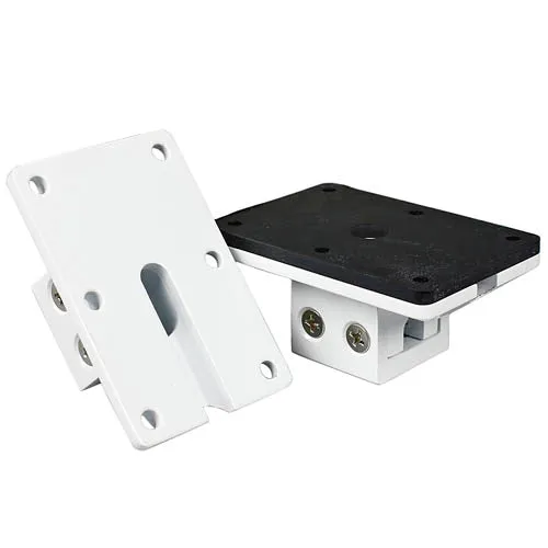 Diamond Audio Extruded Aluminum Flat Mount Clamp Quick Release MSFMCWHT White