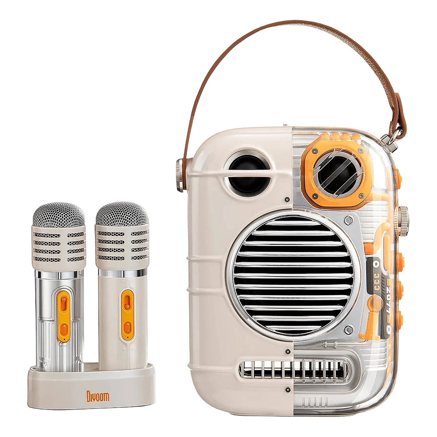 Divoom Spark-Pro Dual Wireless Microphone Karaoke Set