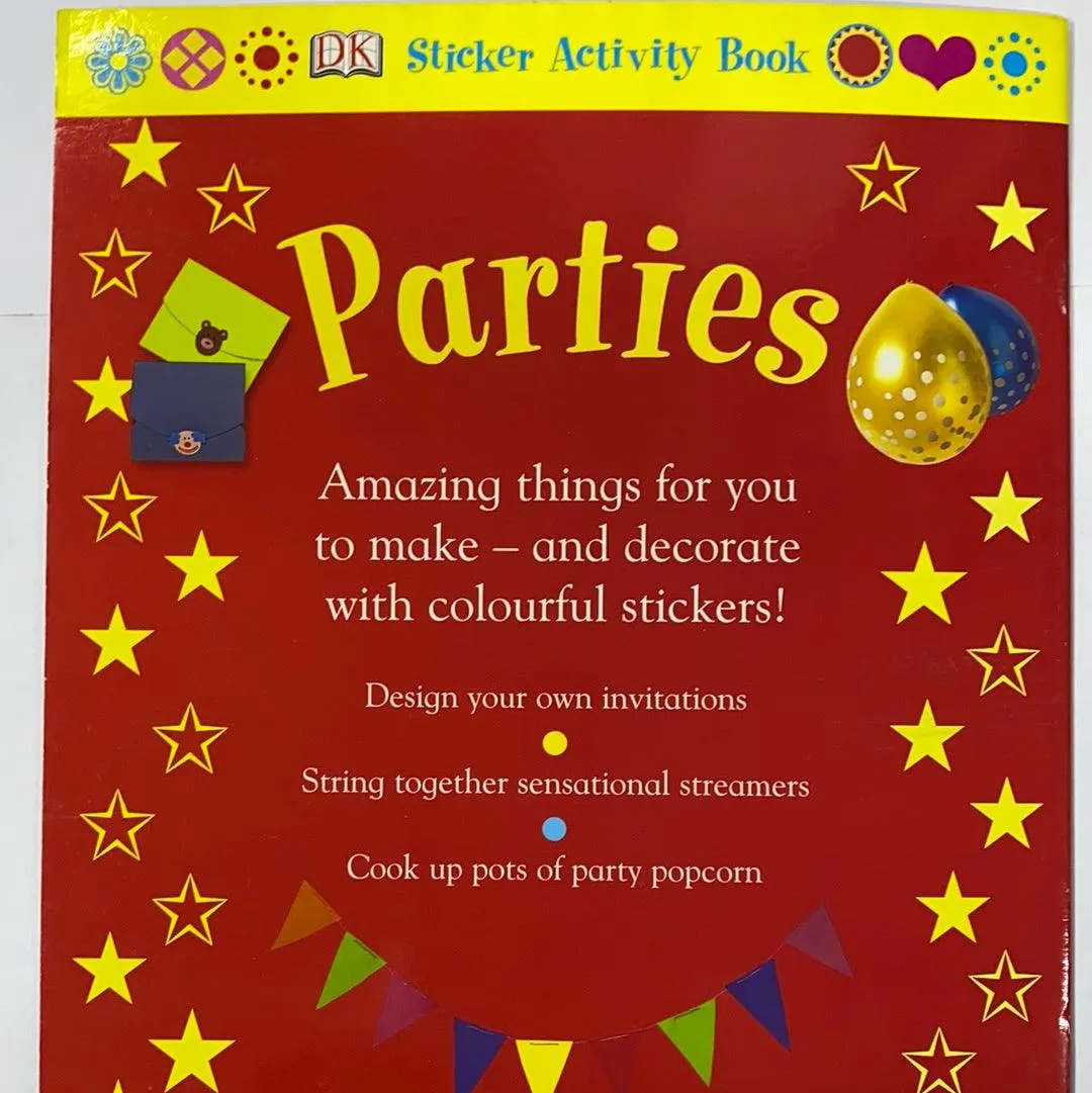 DK - Sticker Activity Book - Parties