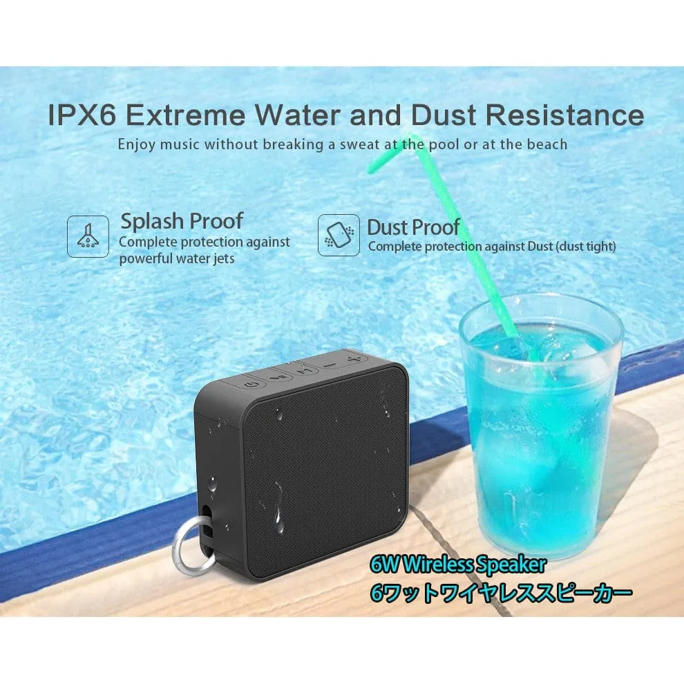 D.LAB Dezign BTS-NPLUS3 Portable Water-Resistant Bluetooth Speaker