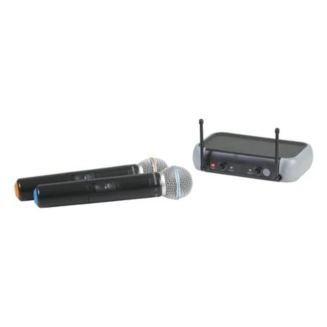 Dual Wireless Uhf Microphone System