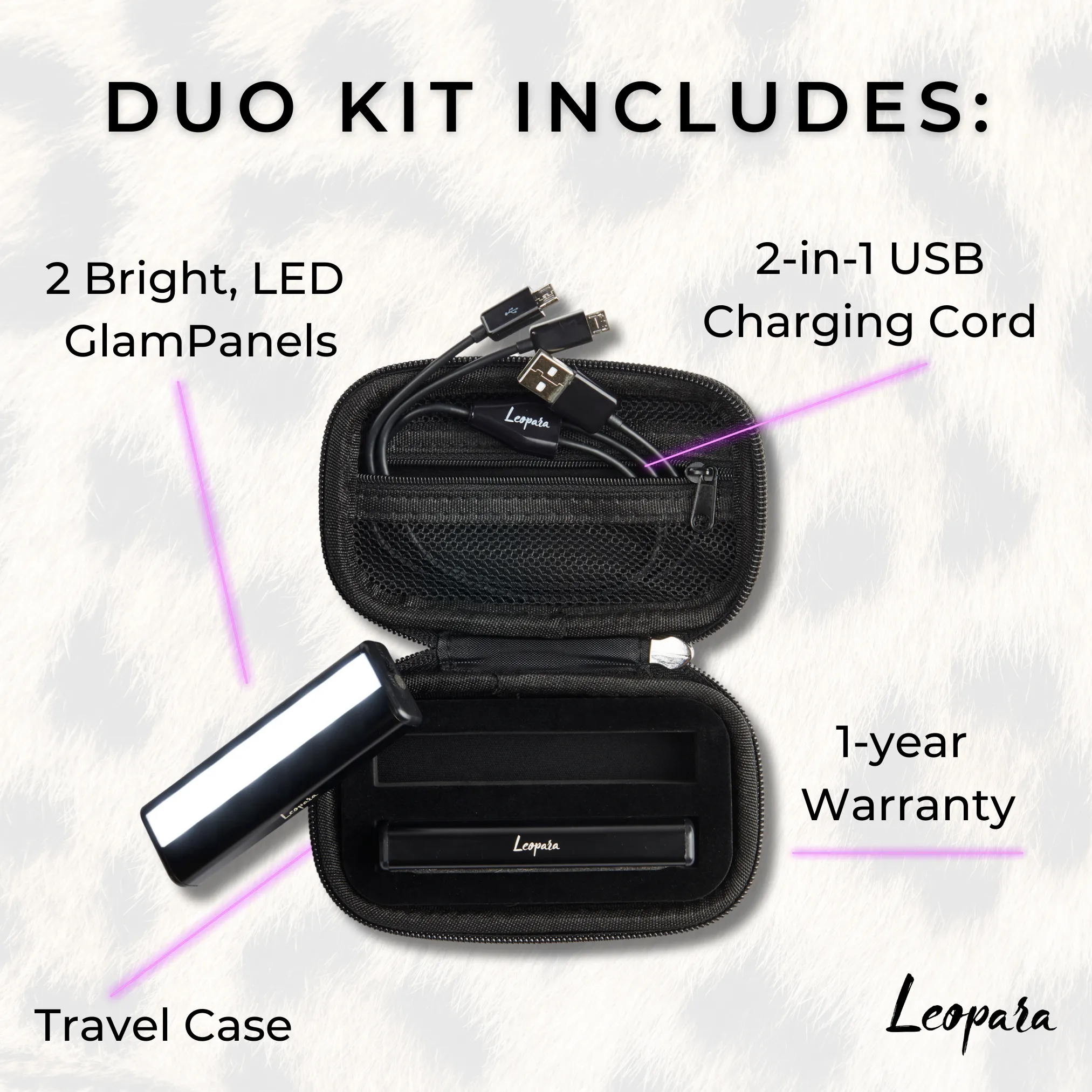 DUO Portable Makeup Light Kit