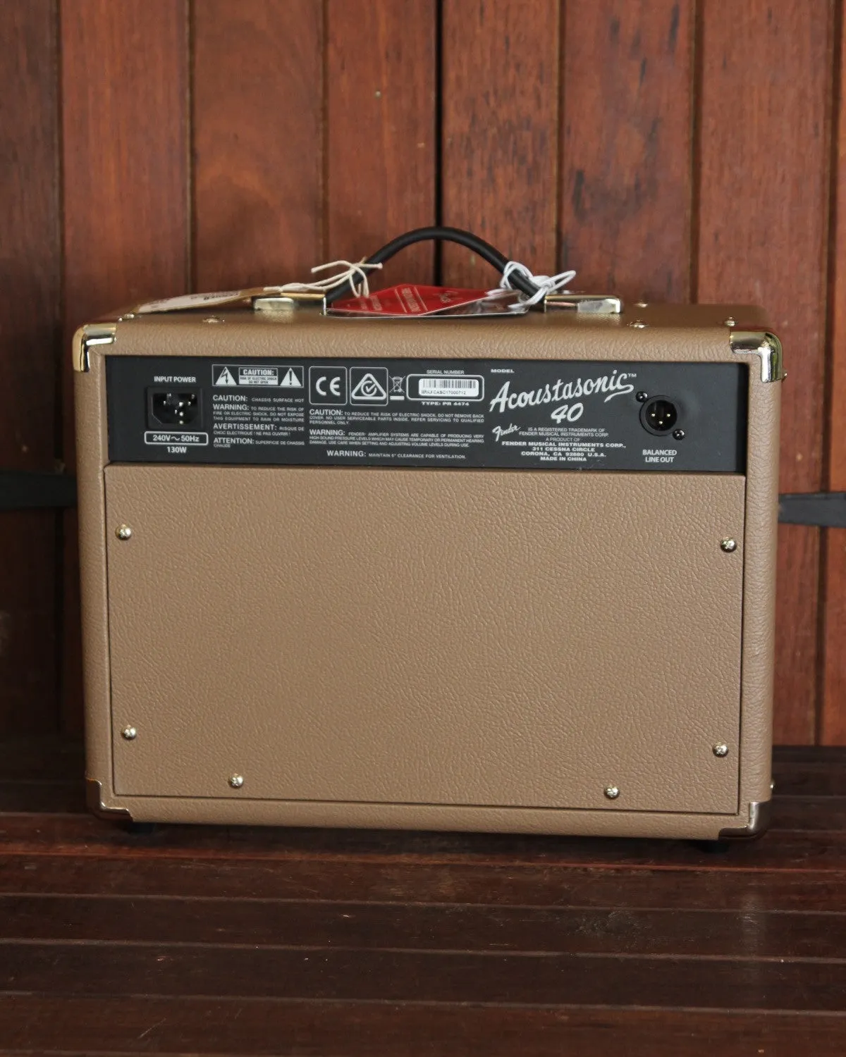 Fender Acoustasonic 40 40W 2x6.5 Acoustic Guitar Amplifier