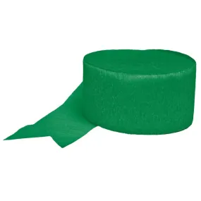 Festive Green Crepe Streamer