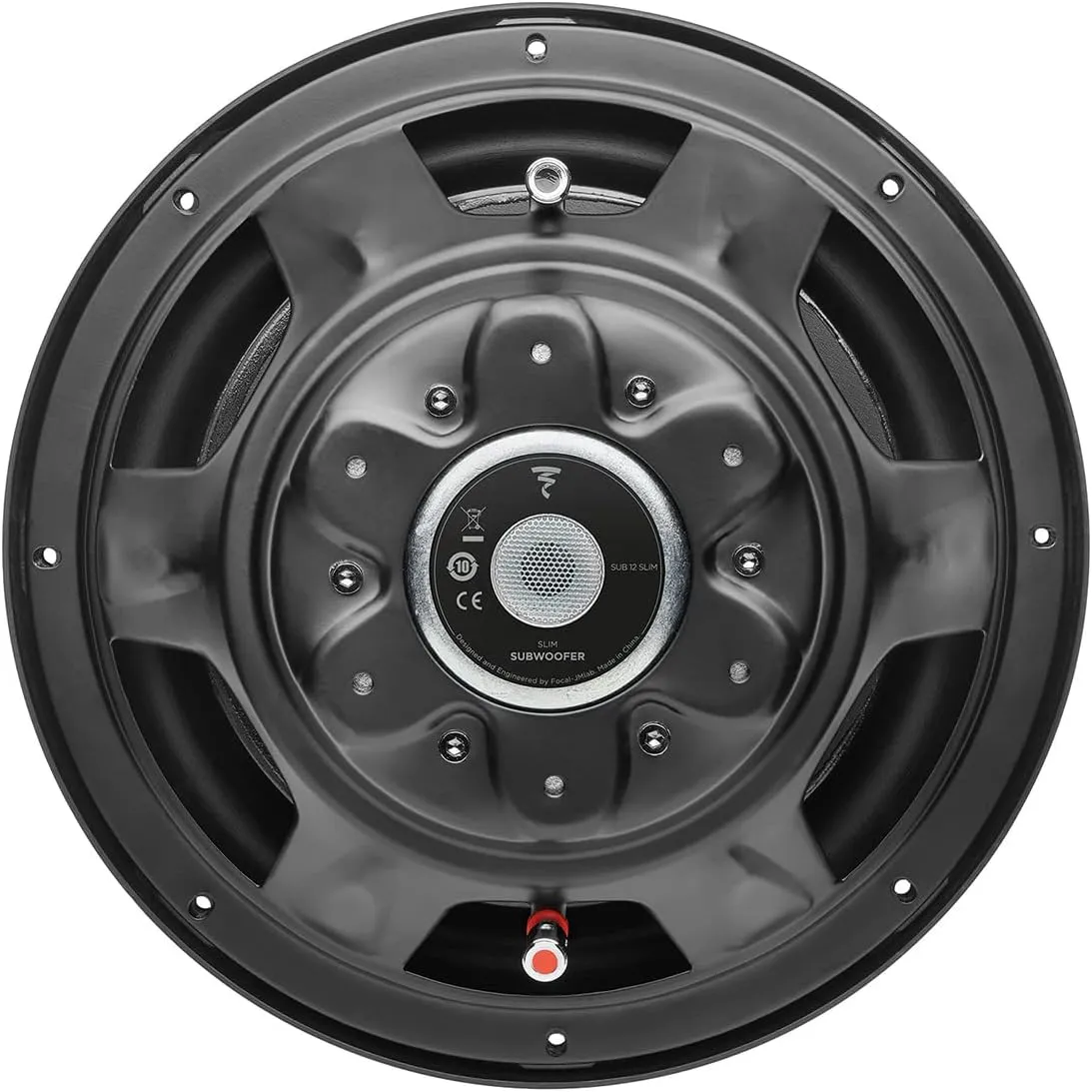 Focal SUB 12 Slim 12" Shallow Mount Subwoofer, Single 4-Ohm, 280W RMS - 560 W MAX
