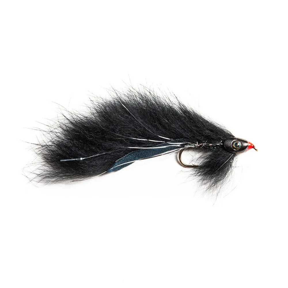 Fulling Mill Zonker Skullhead Streamer - Black