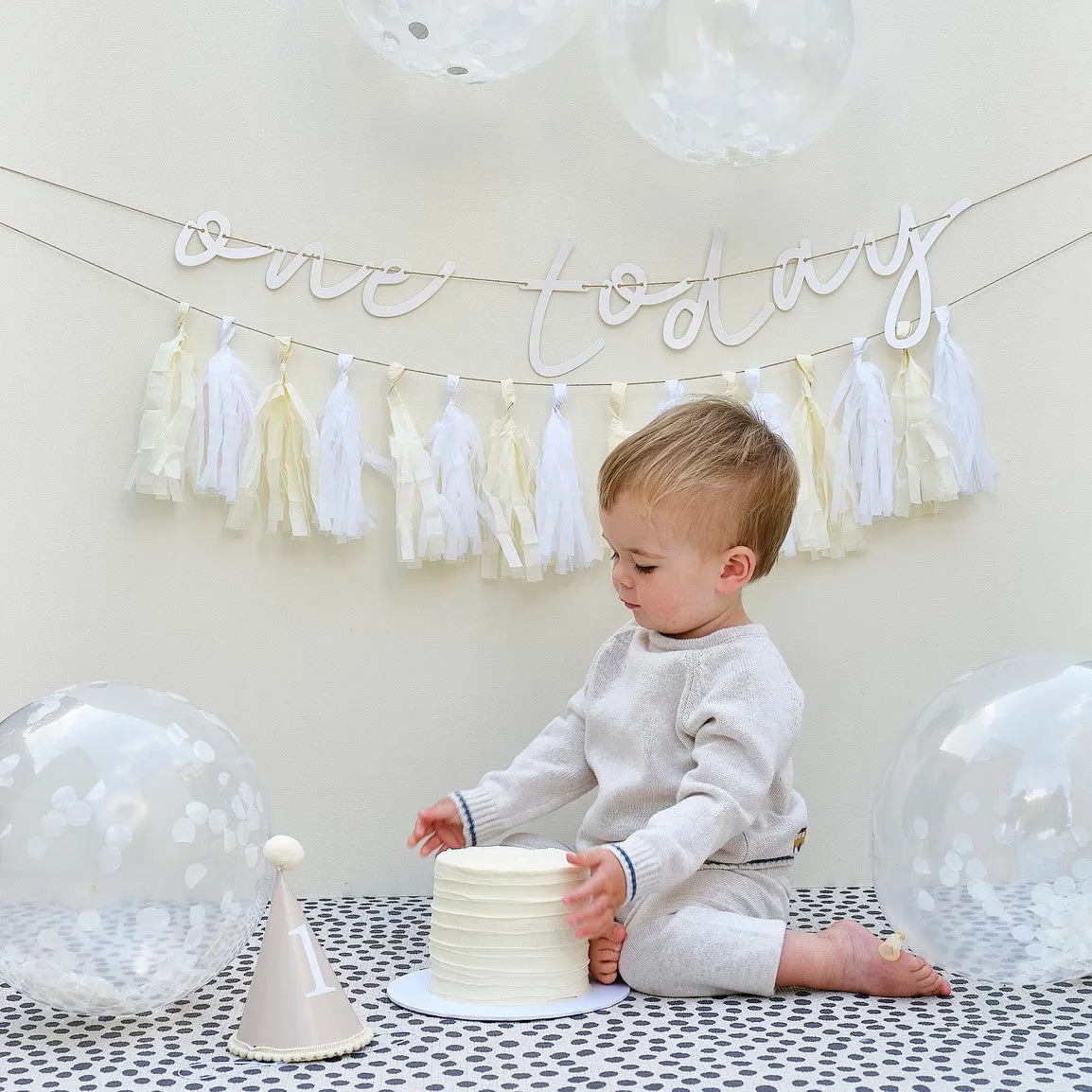 Ginger Ray 'Happy 1st Birthday' Pink Foil Balloon | 43 cm