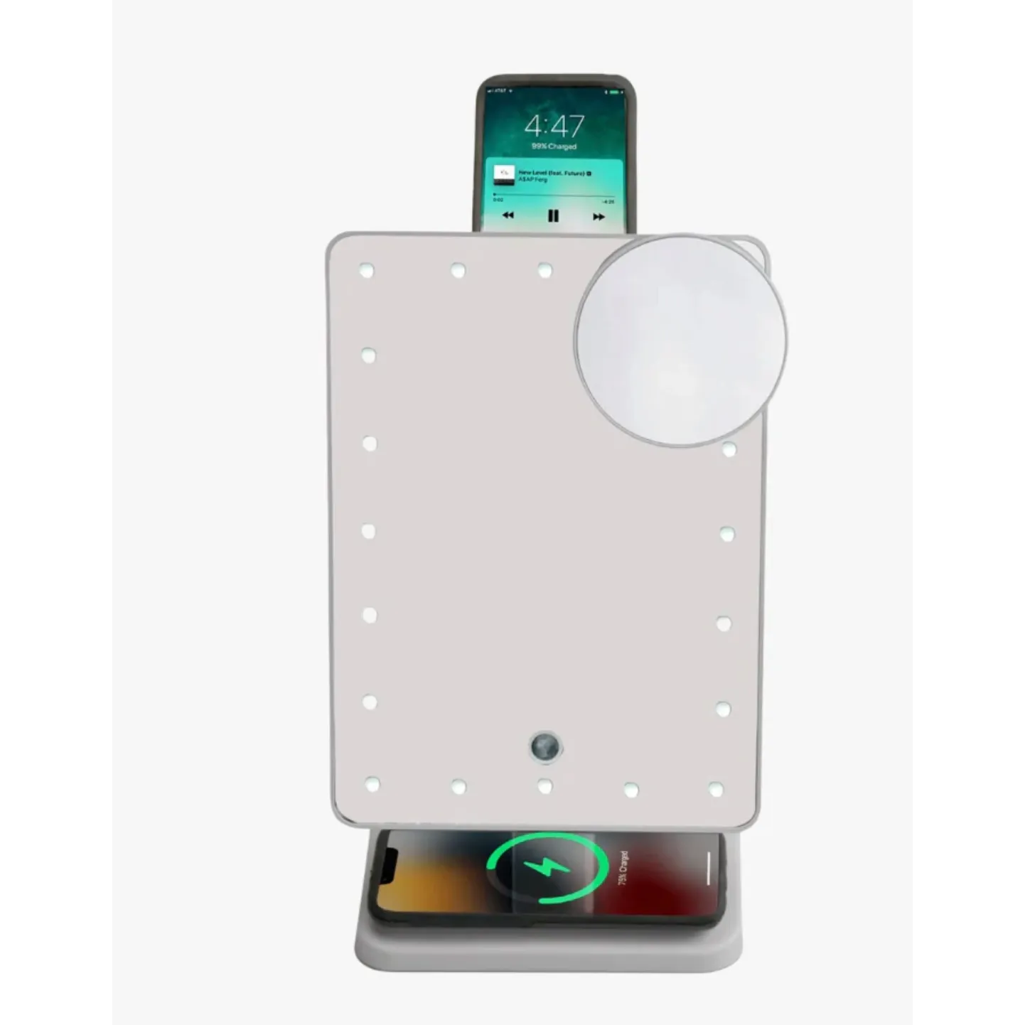 Glam Studio Vanity Mirror and Bluetooth Speaker