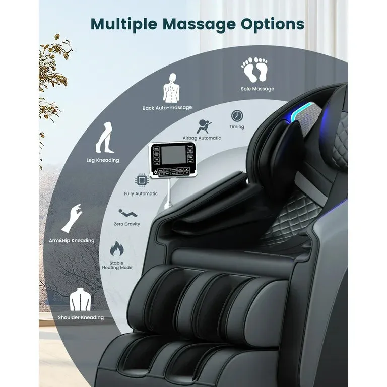 Golden Massage 4D Recliner: Full-Body Zero Gravity Massage Chair with Heat, Air Compression, and Bluetooth Audio