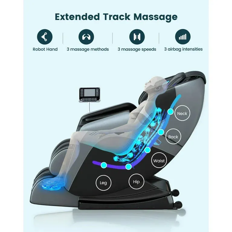 Golden Massage 4D Recliner: Full-Body Zero Gravity Massage Chair with Heat, Air Compression, and Bluetooth Audio