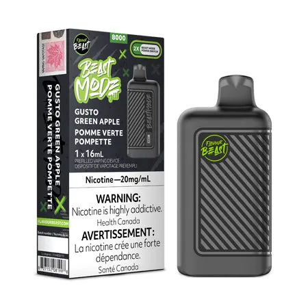 Gusto Green Apple - Flavour Beast Beast Mode 8k