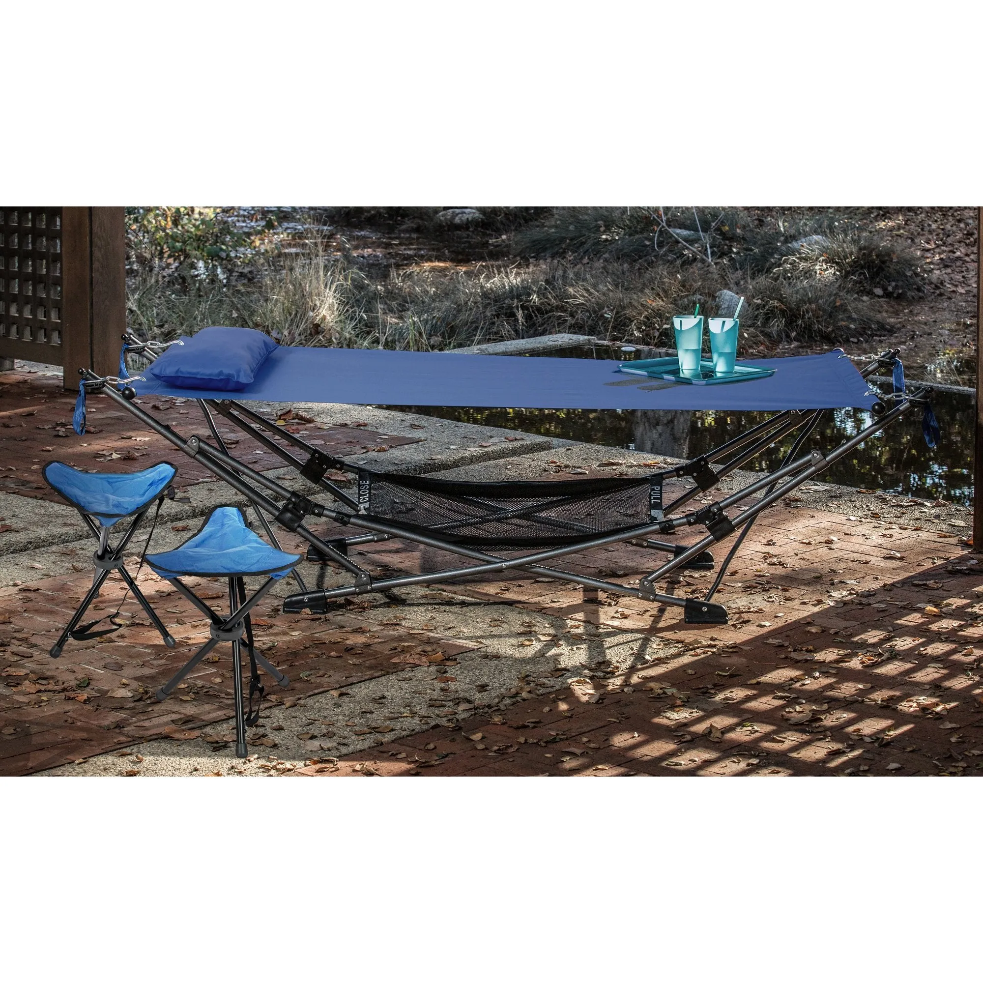 Hammock and Camp Stool Combo