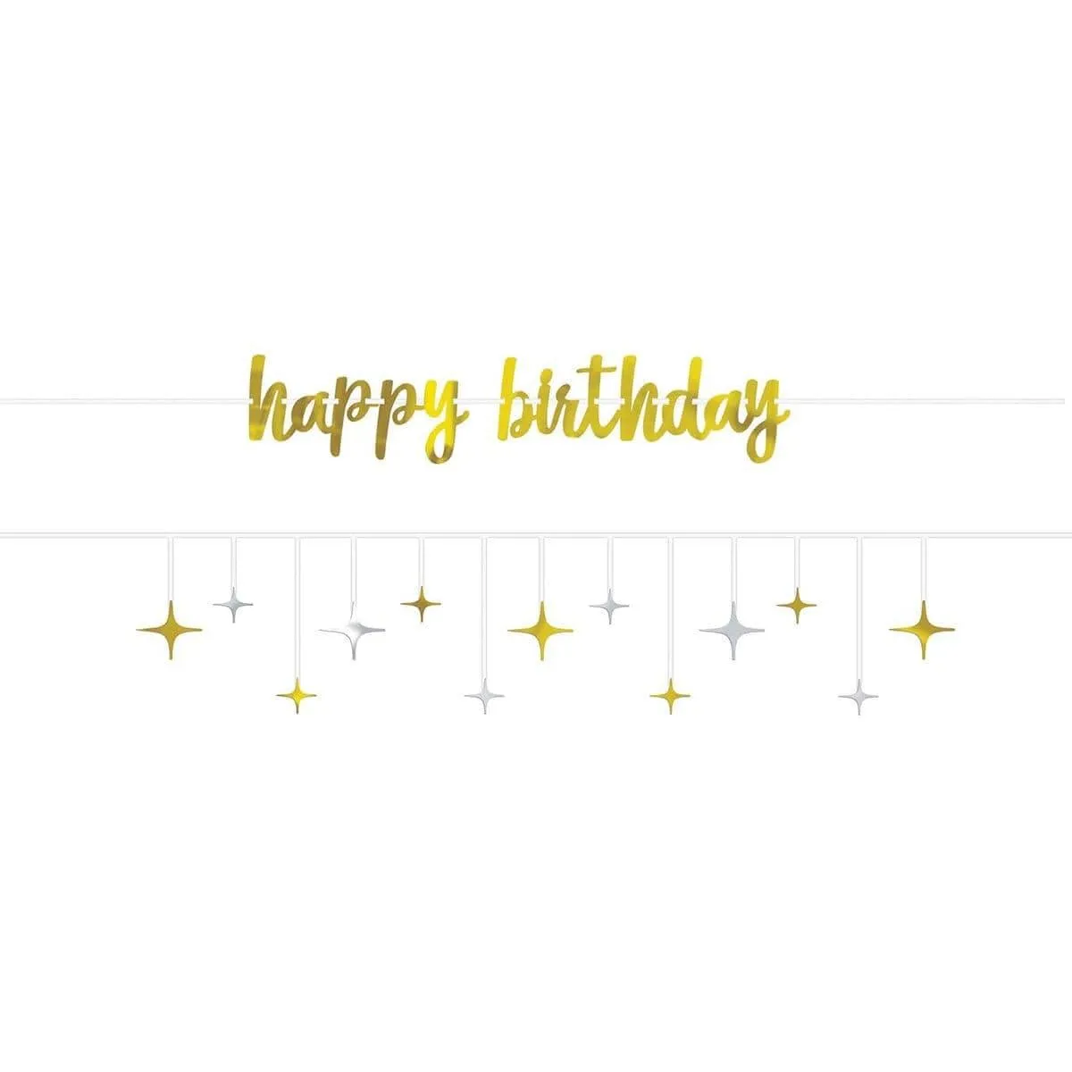 Happy Birthday Banner 2/pkg