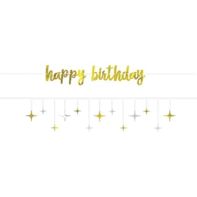 Happy Birthday Banner 2/pkg