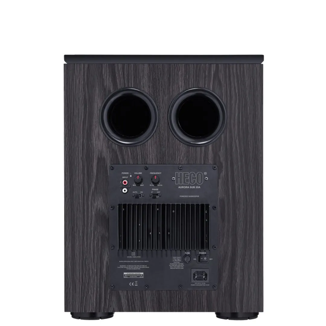 Heco Aurora Sub 30A Powered Bass Reflex Subwoofer