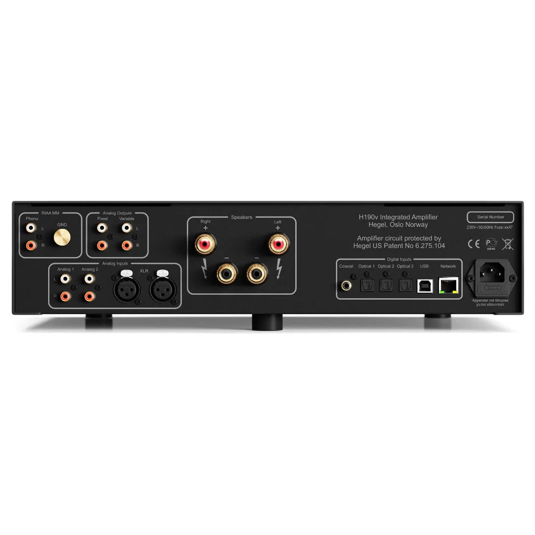 Hegel H190v Stereo Integrated Amplifier