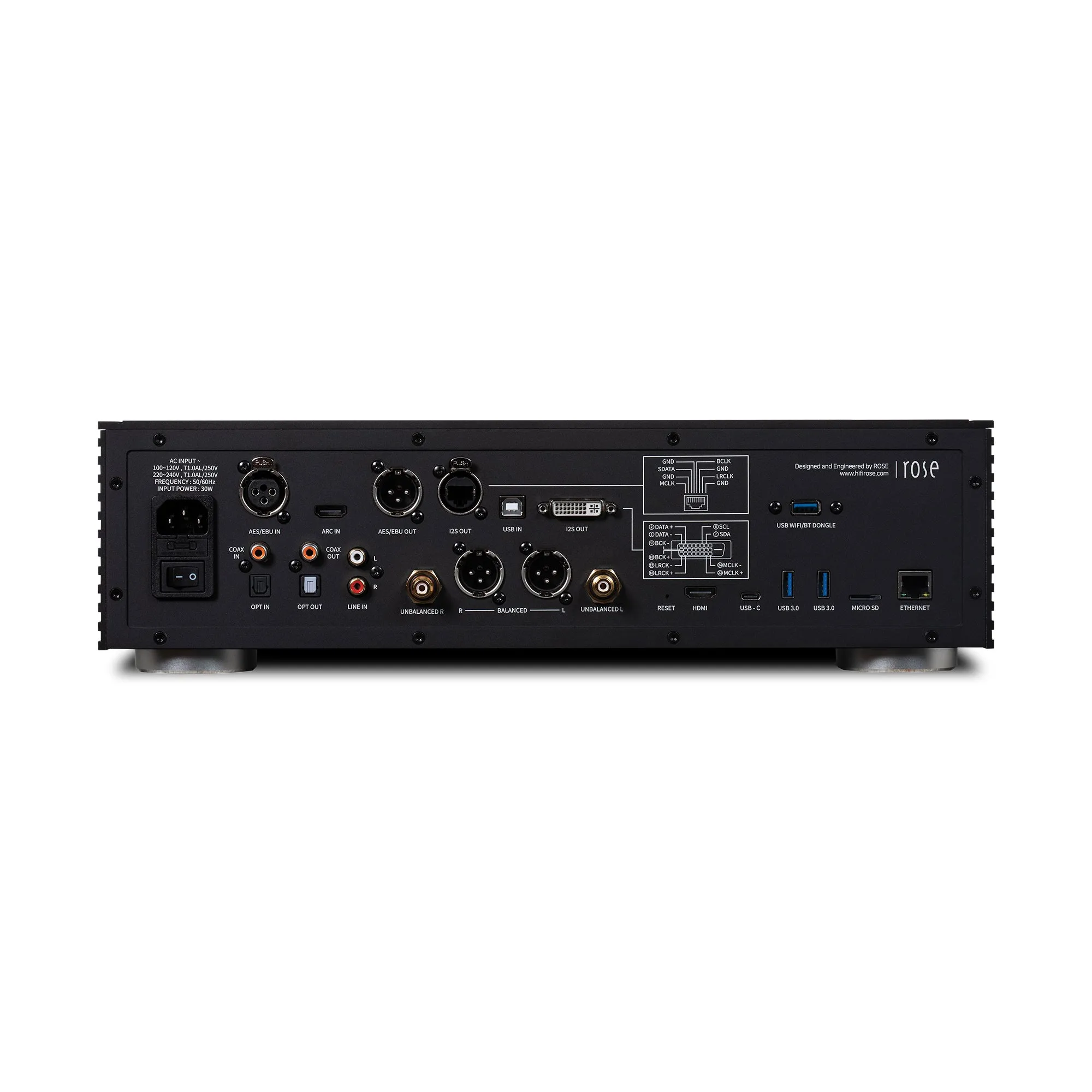 HiFi ROSE  RS150B High Performance Network Streamer
